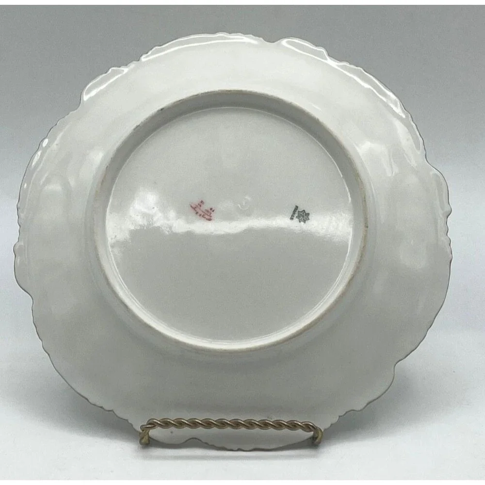 Set Of 5 Antique COIFFE Barny & Rigoni Limoges Plates 7